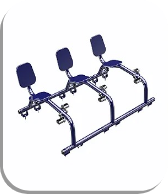 Simulador de Bicicleta Triplo