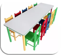 Mesa Refeitório infantil 139